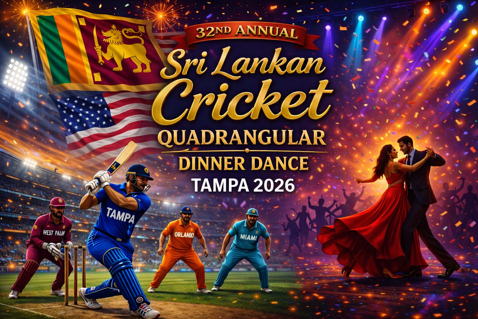 Sri Lankan Cricket Quadrangular and Dinner Dance